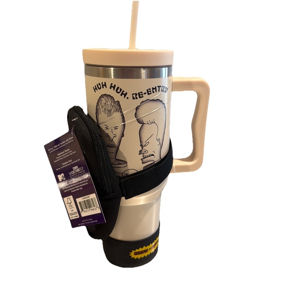 Beavis & Butt-Head 40oz‎ "Gender Studies" Hydration Bundle – NEW